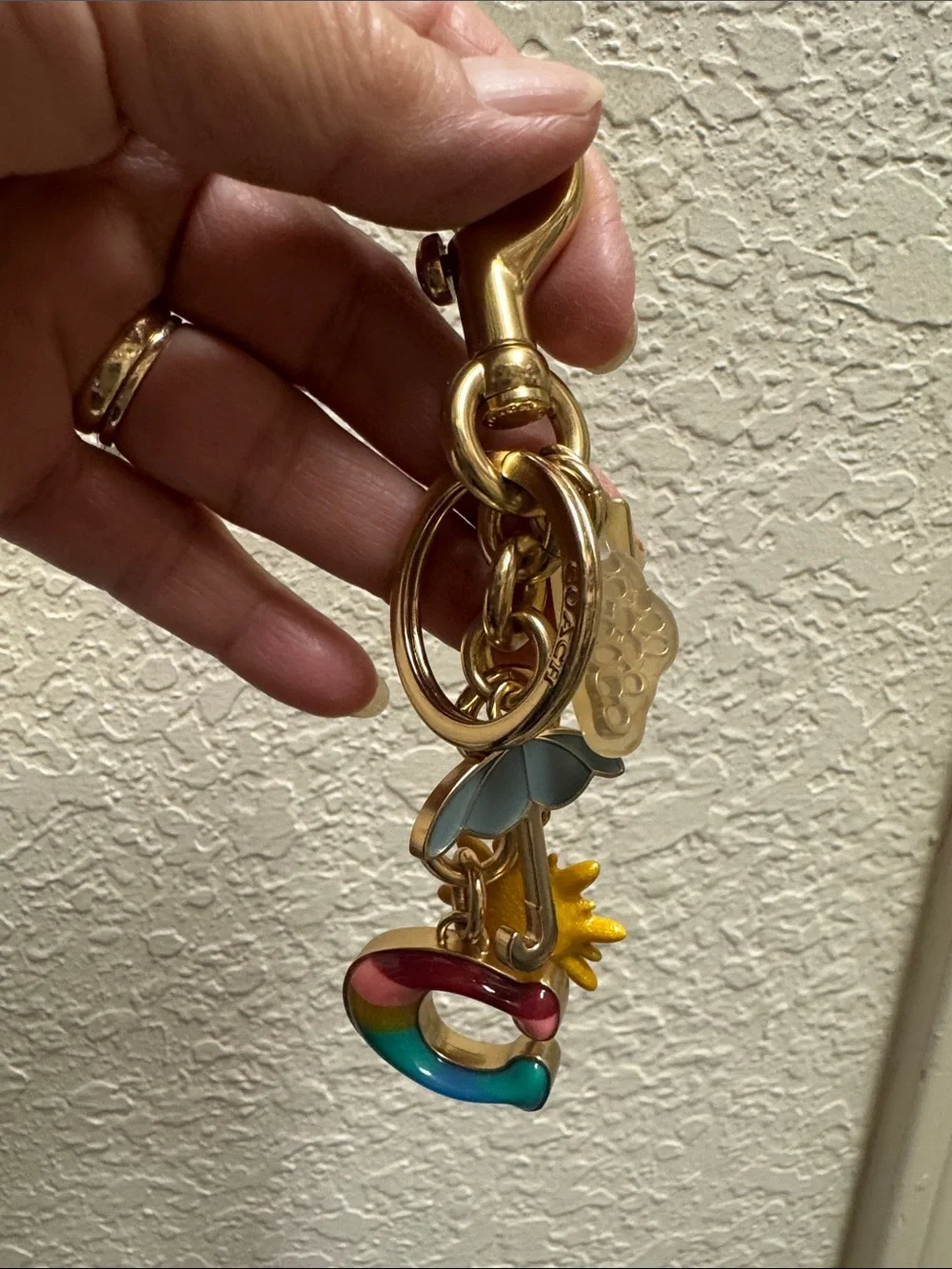 NWOT, Coach vintage key chain “ Summer” theme. - Picture 6 of 6